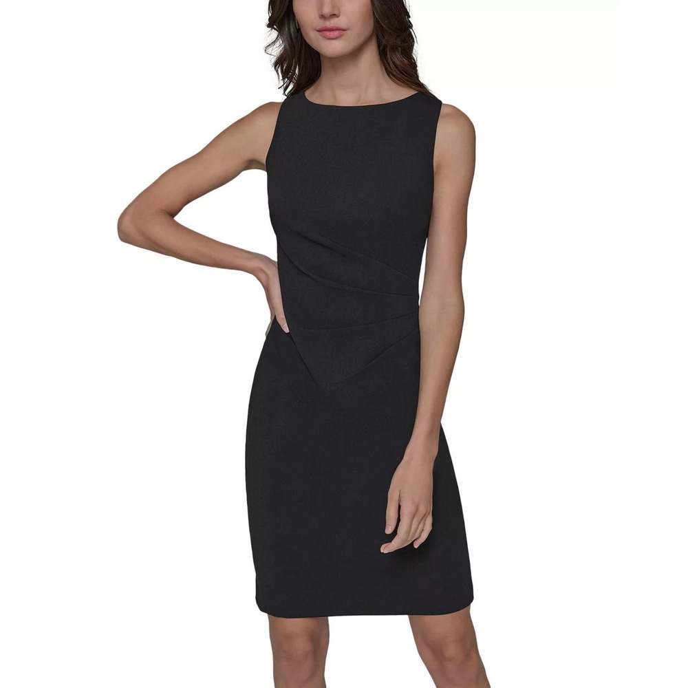 KARL LAGERFELD PARIS Holiday Crepe Sheath Dress Size 14